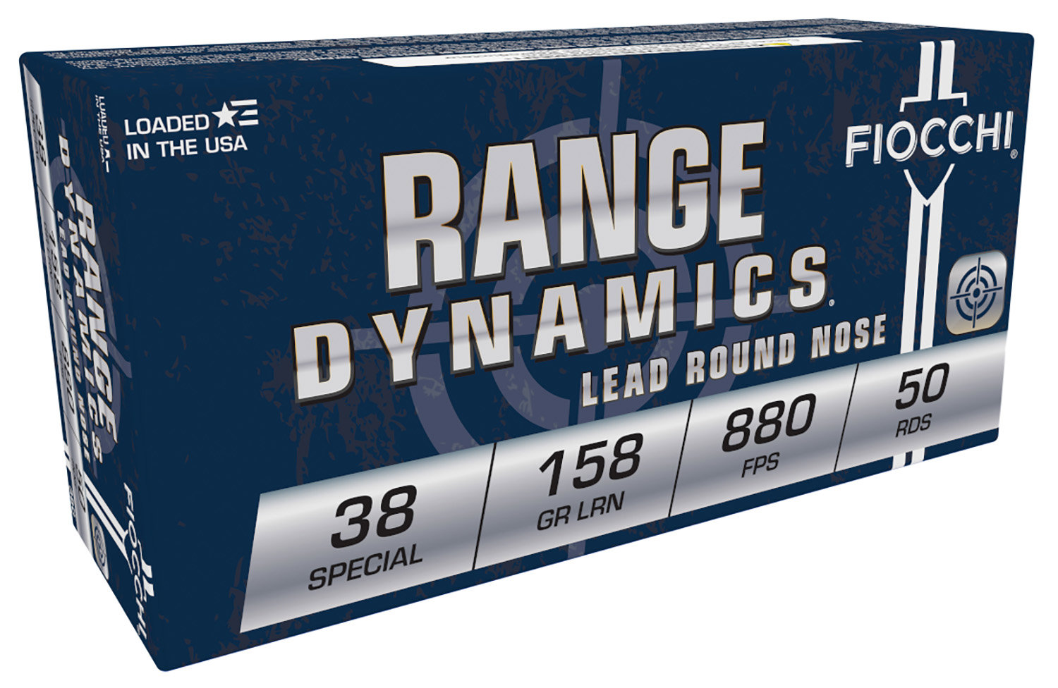 Fiocchi FIOCCHI Range Dynamics 38 Special 158 gr Lead Round Nose Ammunition | 50 Rounds