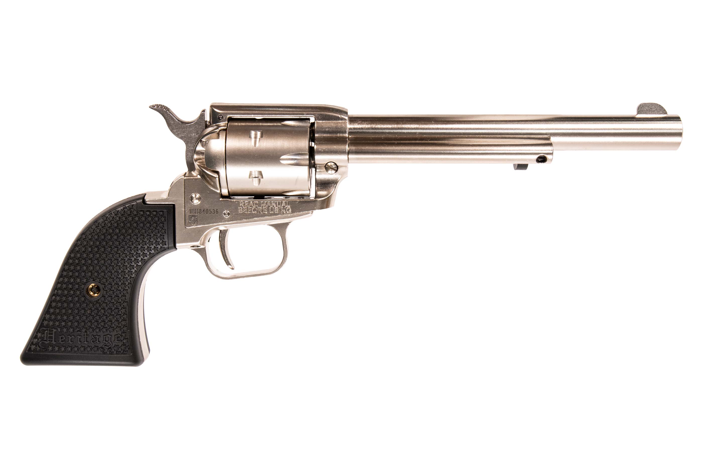 Vega Holster Fondina Per Pistola Heritage Rough Rider .22 - Fondina Cintura OWB, Canna 6.5, Nera Fondina Canna 6.5 Pollici