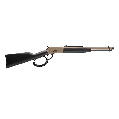 ROSSI R92 44 Rem Mag 165 8rd Lever Rifle w Threaded Barrel  FDE  Black