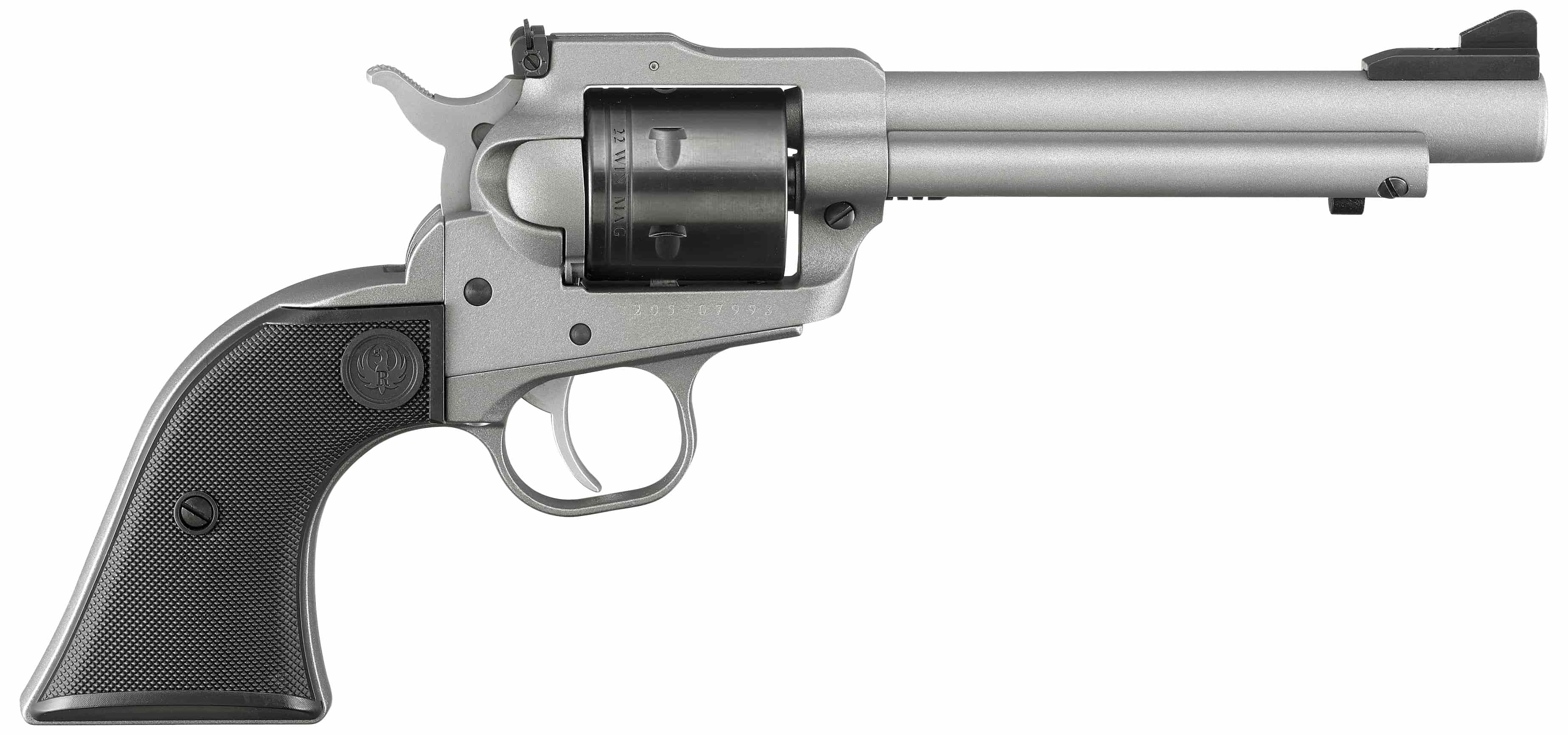 RUGER Super Wrangler 22LR 5.5" Single Action Revolver - Silver / Black