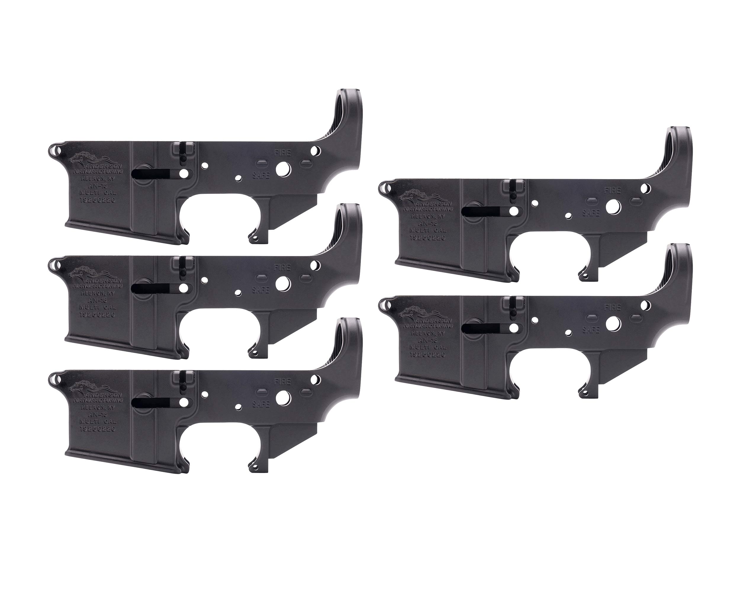 専用アーミーアンダー Anderson Manufacturing Lower Parts Kit - Black Hammer and Trigger