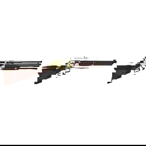 HENRY Brass Lever Action 3030 Win 20 5rd Side Gate Rifle  Brass  Black