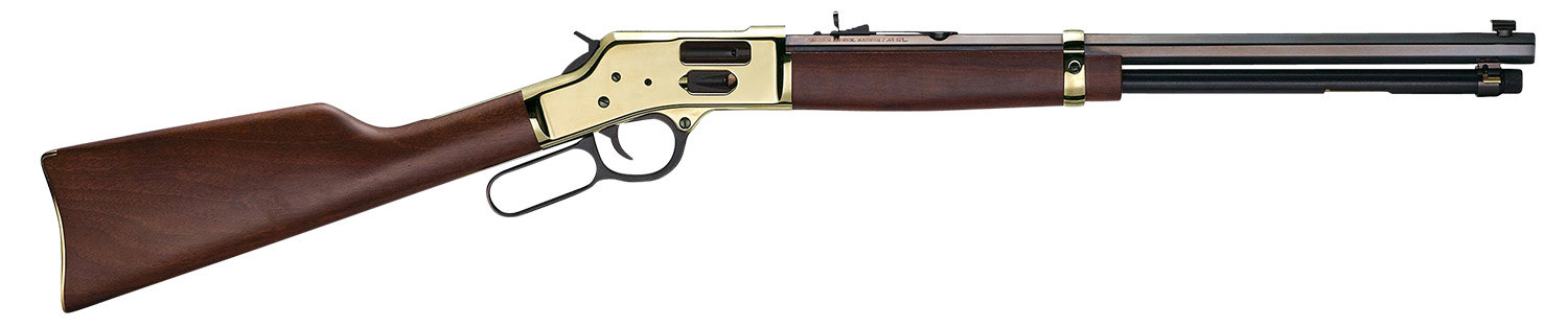 HENRY Big Boy Brass 45 LC 20" 10rd Large Loop Lever Action Rifle w/ Octagon Barrel - Blued | Walnut