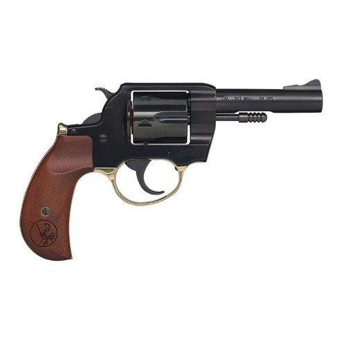 HENRY Big Boy Revolver 357 Mag 38 Speciall 4 6rd Revolver  Blue w Walnut Birds Head Grip