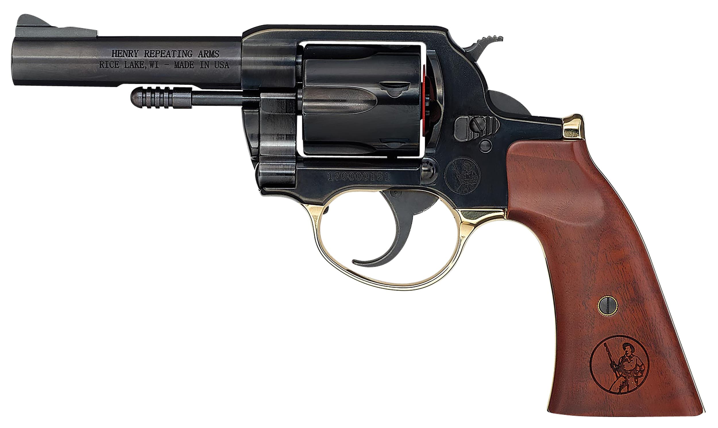 HENRY Big Boy Revolver 357 Mag/38 Spl 4" 6rd Revolver | Black w/ Gunfighter Grip