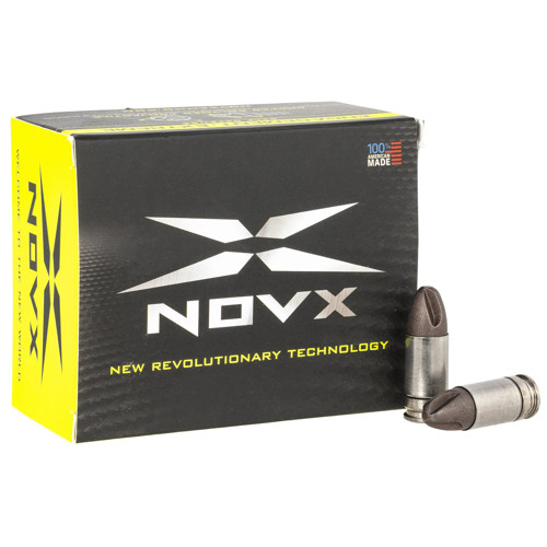 NOVX Extreme Defense 9mm 65gr Fluted Ammunition | 20 Rounds