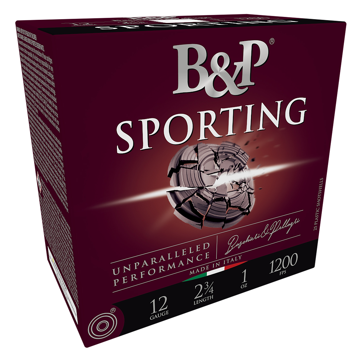 B&P B&P AMMO 12Ga Sporting Clay 1 oz 7.5 Shot 25rd
