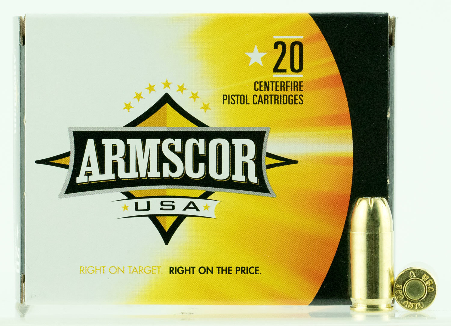 Armscor ARMSCOR Competition 380 ACP 95gr Jacketed Hollow Point Ammunition | 20 Rounds