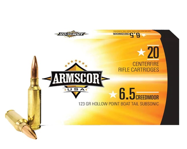 Armscor ARMSCOR USA 6.5 Creedmoor 123gr Hollow Point Boat Tail Ammunition | 20 Rounds