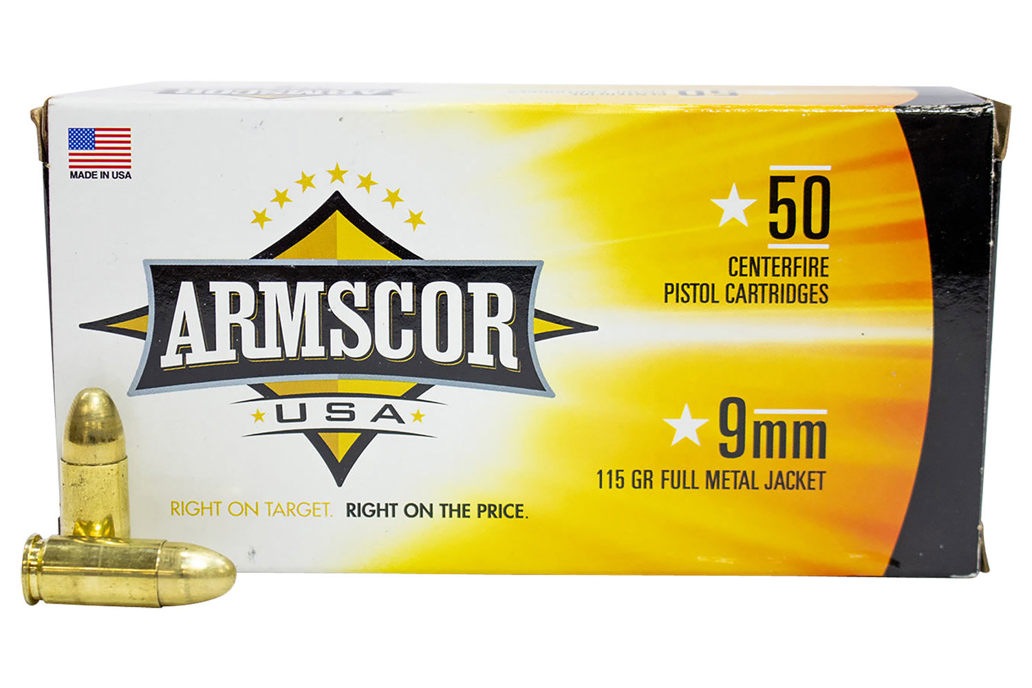 Armscor ARMSCOR 9mm 115Gr FMJ 50rd
