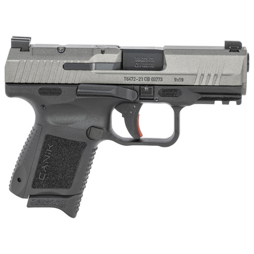 CANIK TP9 Elite SubCompact 9mm 36 12rd Optic Ready Pistol  Black  Tungsten