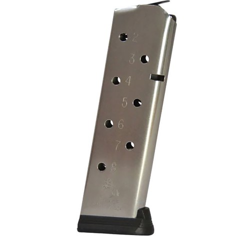 COLT 1911 Government / Commander 45ACP 8rd Magazine | Stainless