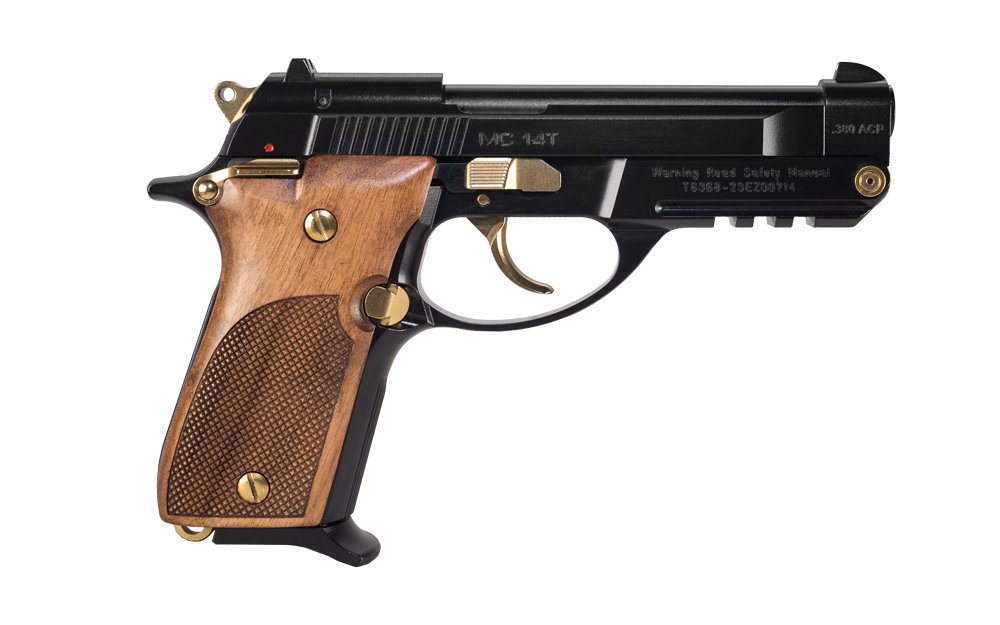 EAA Girsan MC14 380ACP 4.25" 13rd Pistol - Black | Wood