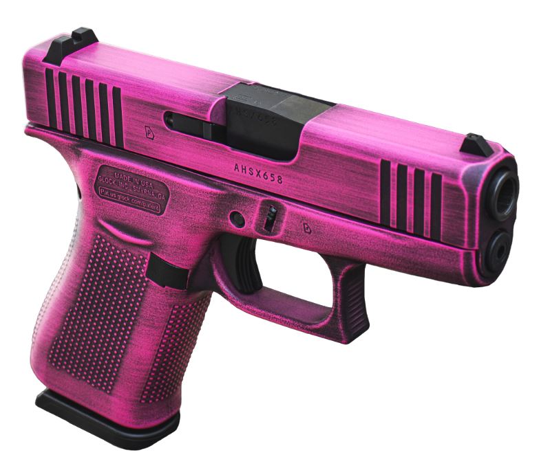 Glock GLOCK G43X Sub-Compact 9mm 3.41" 10rd Pistol | Bubble Gum Pink