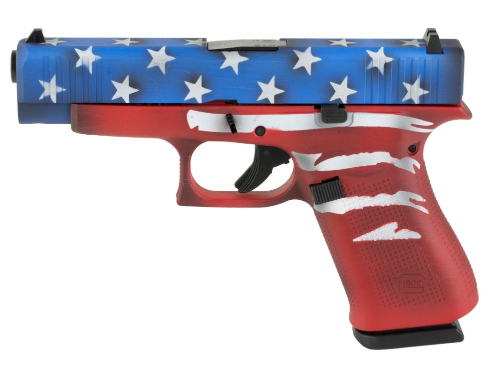 Glock GLOCK G48 9mm 4.17" 10rd Pistol | Red, White, & Blue Flag Skydas