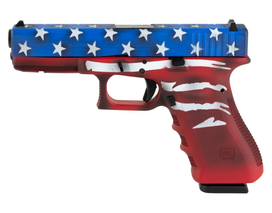 Glock GLOCK G22 G3 40S&W 4.49" 15rd Pistol | Red, White & Blue US Flag