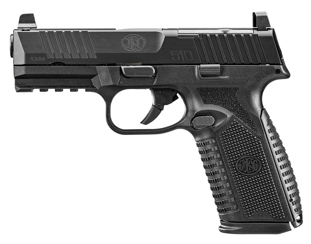 FN AMERICA 510 MRD 10mm 4.1″ 15rd Optic Ready Pistol w/ Co-Witness Sights | Black