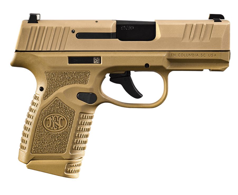 FN AMERICA Reflex 9mm 3.3″ 10rd Pistol w/ Night SIghts | FDE
