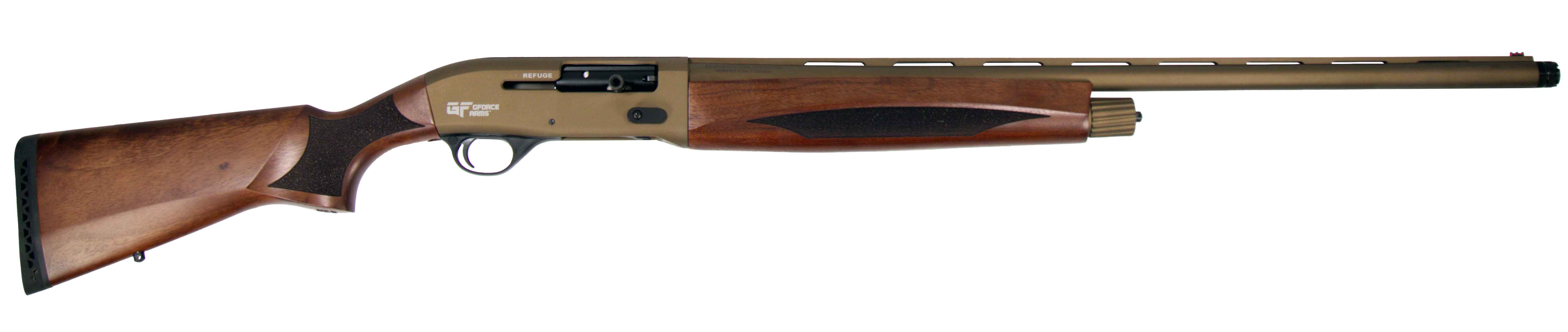 GFORCE ARMS GF-1 12 Gauge 28" 4rd - Gold & Walnut