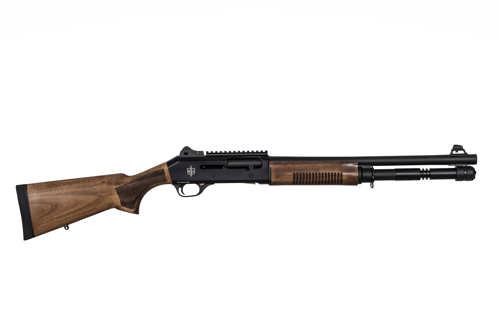 MILITARY ARMAMENT CORP Mac 1014 12 Gauge 3" 18.5" 5rd Semi-Auto Shotgun - Black | Walnut