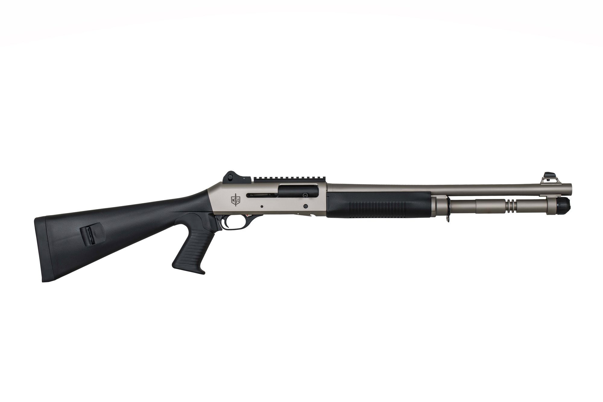 MILITARY ARMAMENT CORP MAC 1014 12 Gauge 3" 18.5" 5rd Semi-Auto Shotgun - Nickel | Black