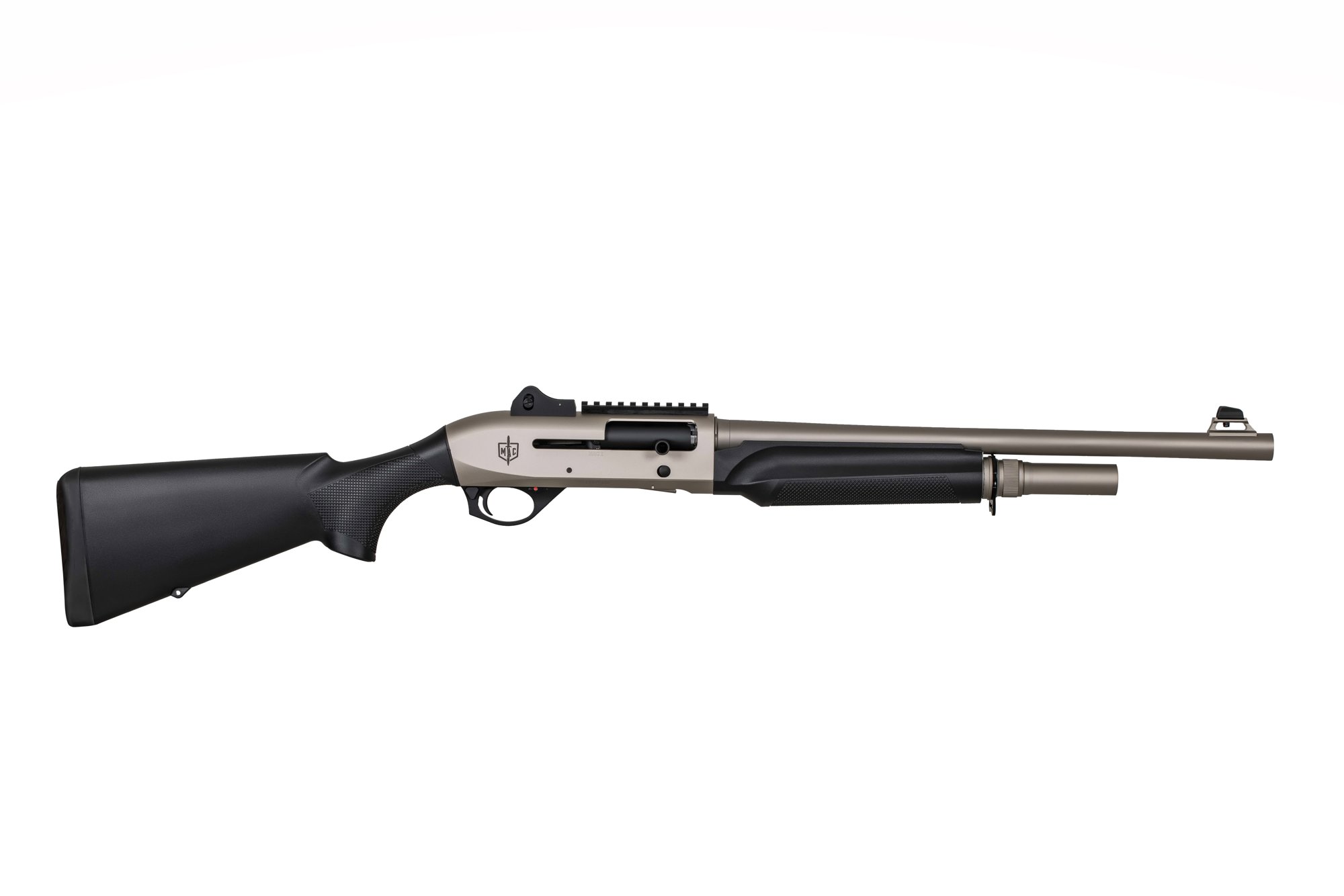 MILITARY ARMAMENT CORP MAC 2 Tactical 12 Gauge 3" 18.5" 4rd Semi-Auto Shotgun - Nickel | Black