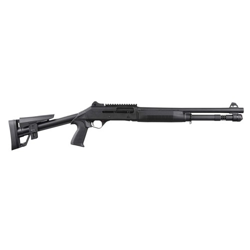 PANZER ARMS M4 Tactical 12 Gauge 3 185 5rd SemiAuto Shotgun  Black