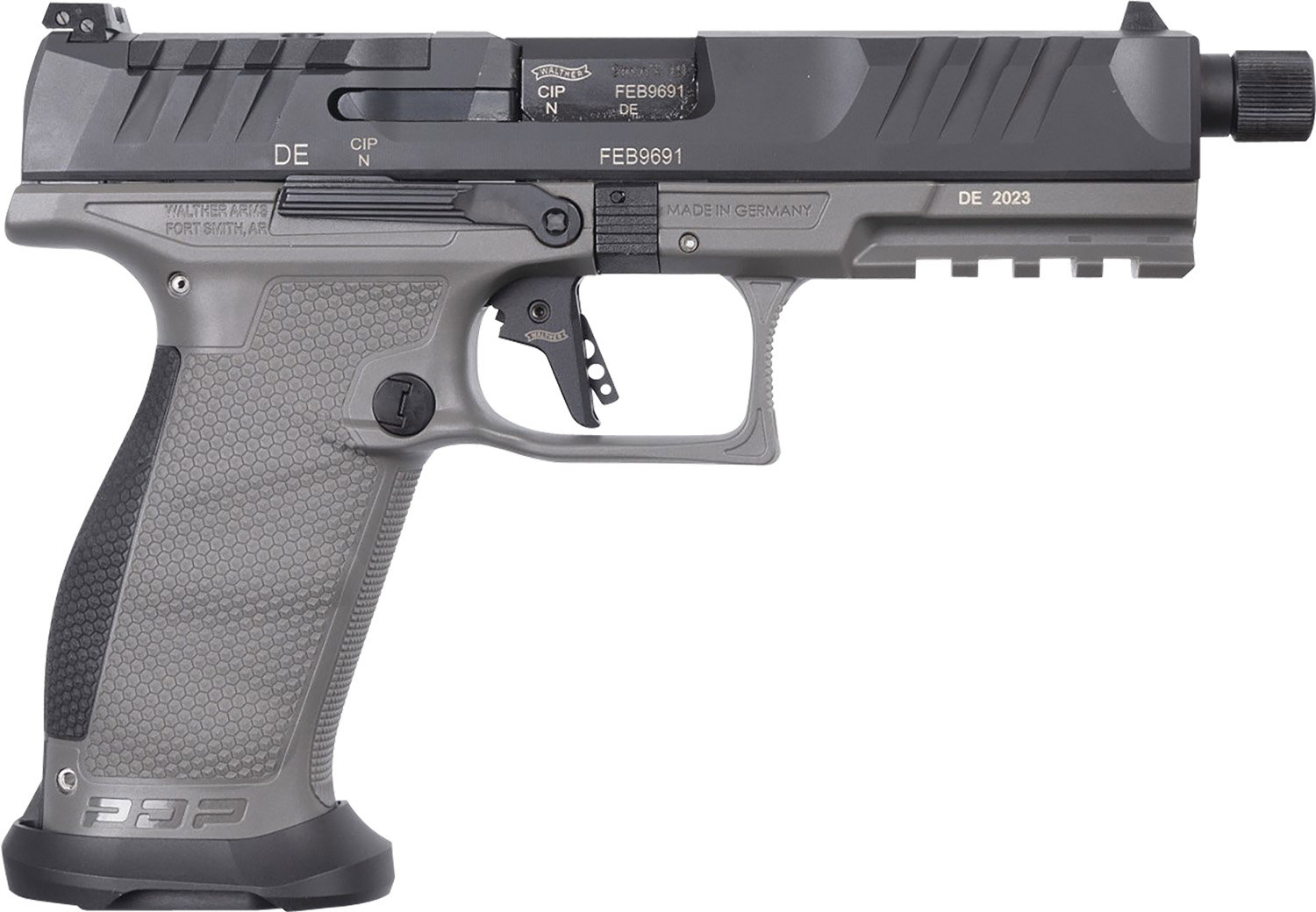 WALTHER ARMS PDP PRO SD 9mm 5.1″ 18rd Optic Ready Pistol w/ Threaded Barrel | Grey