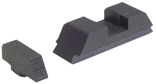 AmeriGlo AMERIGLO Defoor EDC Sight Set for Glock Black Black Front a