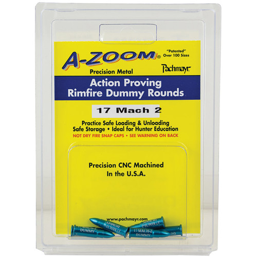 A-ZOOM Rimfire Action Proving Dummy Rounds 22 WMR 6/Pack