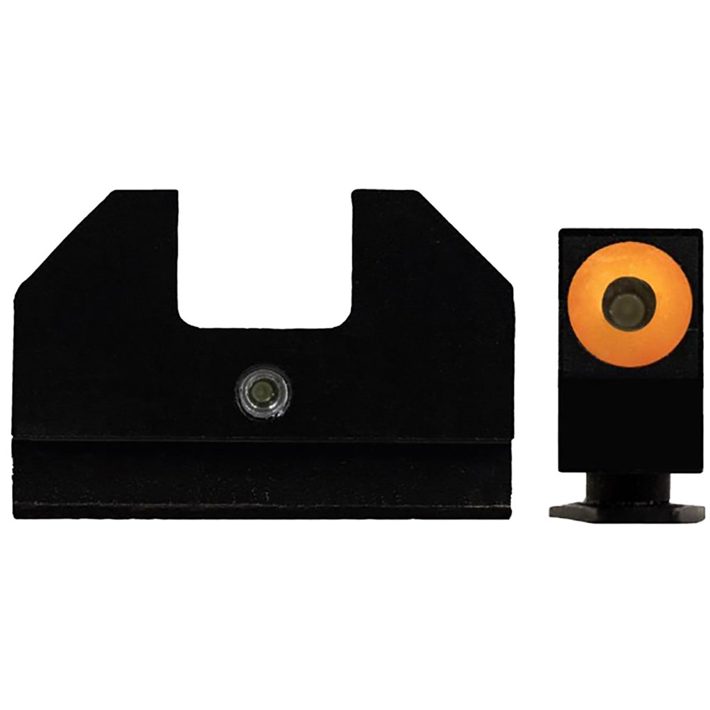 XS Sights XS SIGHTS F8 Night Sight Fits Glock 42/43 Green w/Orange
