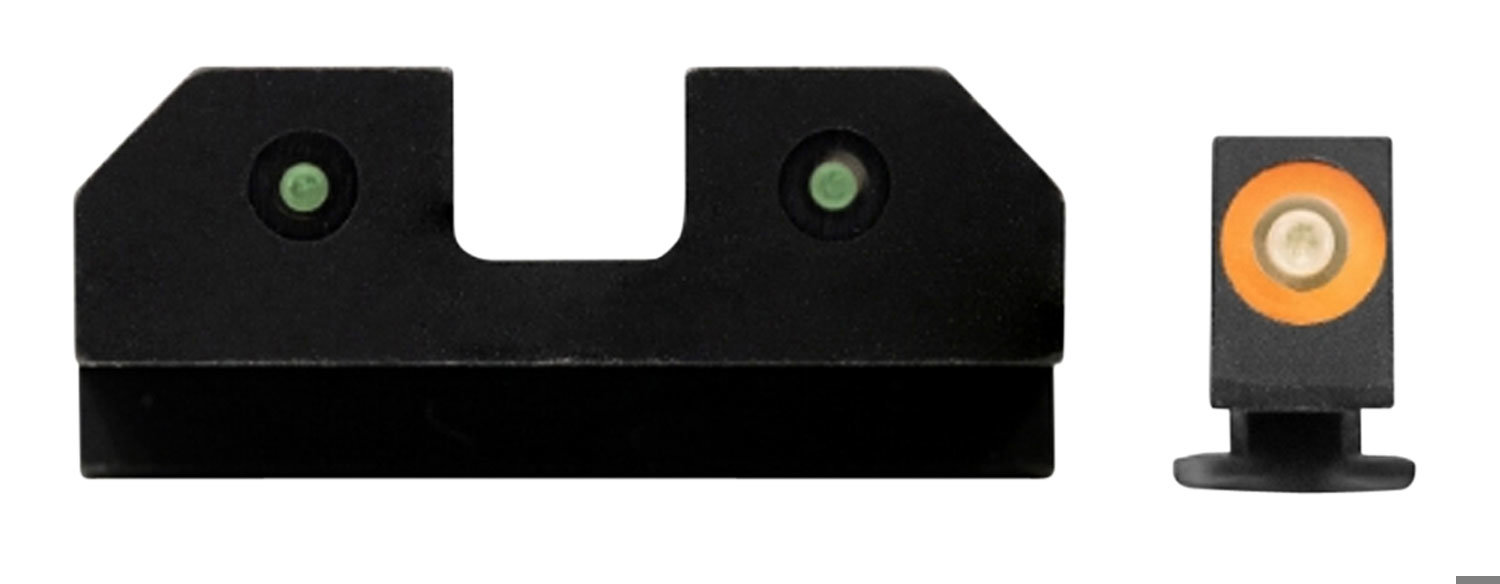 XS Sights XS SIGHTS R3D Night Sights fits Glock Black/Grn Tritium Orange