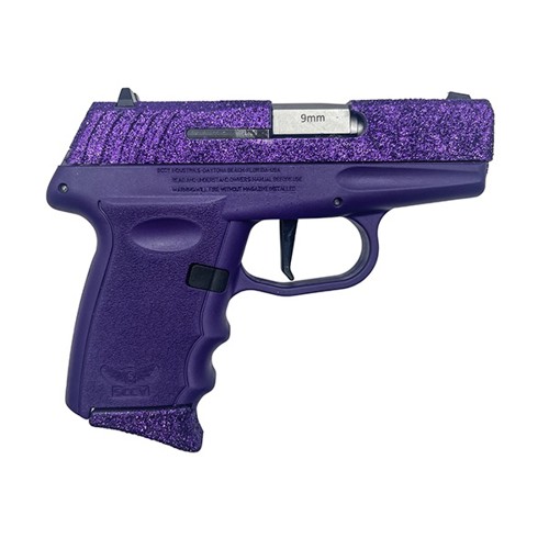 SCCY INDUSTRIES DVG1 SubCompact 9mm 31 10rd Pistol  Purple w Glitter Slide
