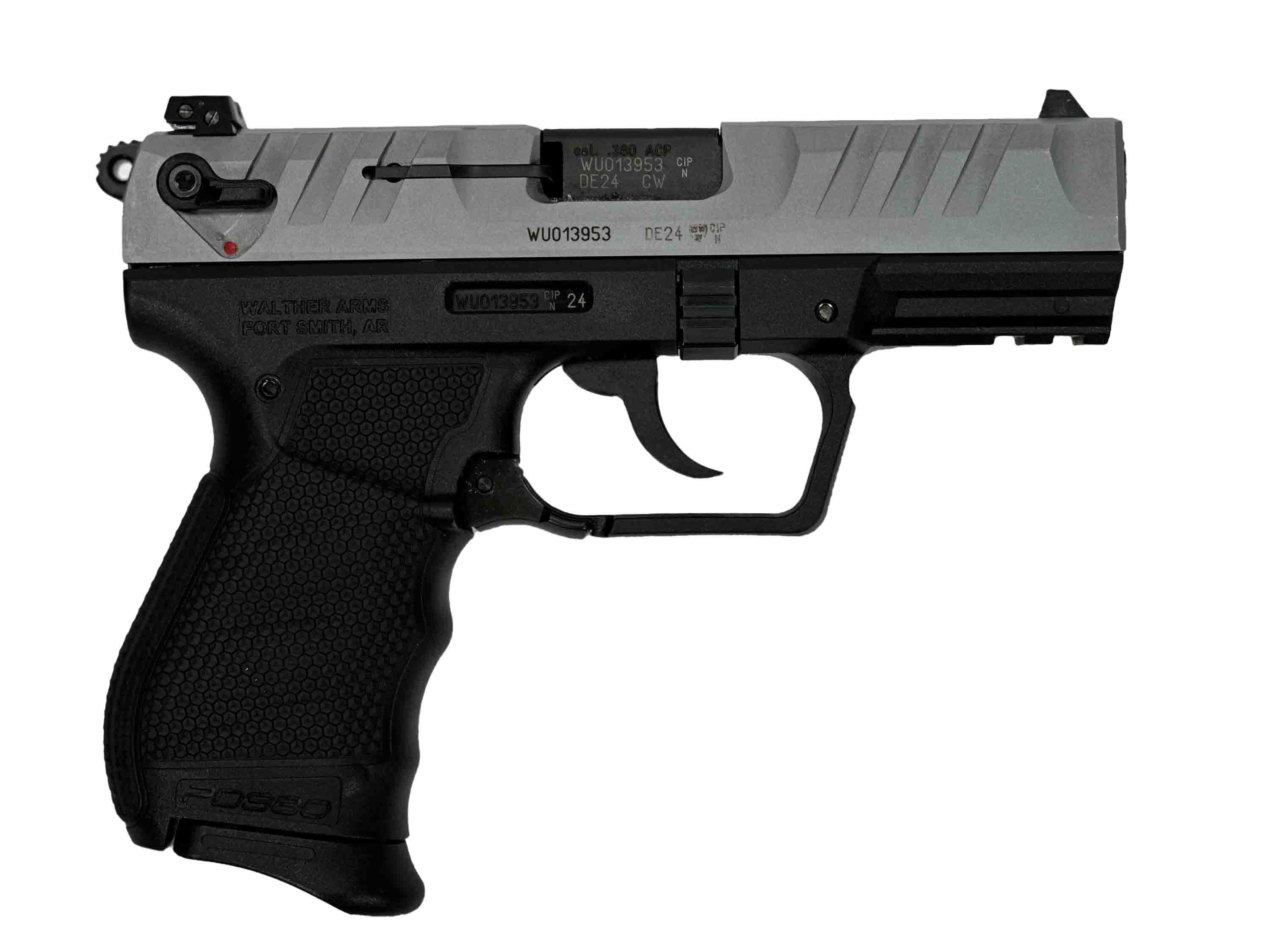 WALTHER ARMS INC PD380 ACP - Black / Silver