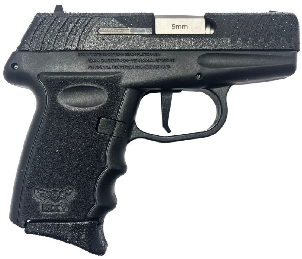 SCCY INDUSTRIES DVG-1 9mm 3.1" 10+1 Pistol | Black Panther Slide + Black Frame