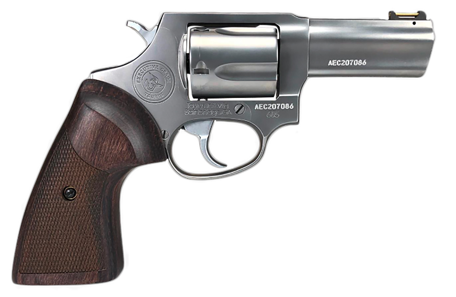 TAURUS 605 Executive Grade 357 Mag / 38 Special 3" 5rd Revolver | Stainless + Walnut Grips