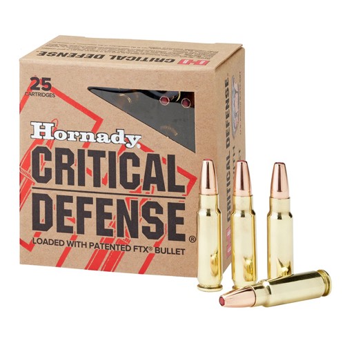 HORNADY Critical Defense 5.7x28mm 40Gr FTX Brass Ammunition | 25 Rounds
