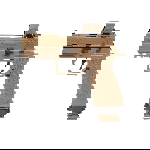 SIG SAUER P320 M18 XSERIES RX 9mm 39 21rd Pistol w RomeoM17 Red Dot  SIGLITE Sights  Coyote Tan