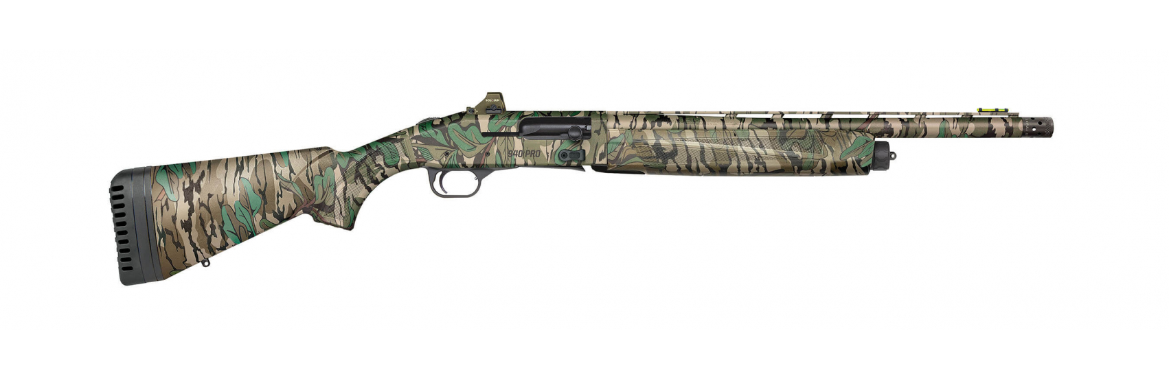 MOSSBERG 940 Pro Turkey 12 Gauge 3" 18.5" 4+1 Semi-Auto Shotgun + Holosun 407K | Mossy Oak Greenleaf