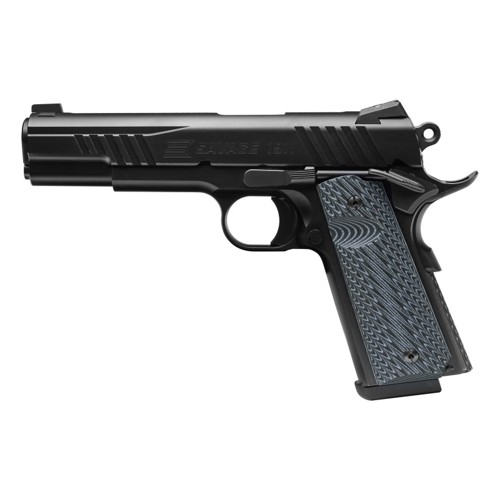 SAVAGE ARMS 1911 Government 45ACP 5" 8rd Pistol | Black w/ Grey VZ G10 Grips