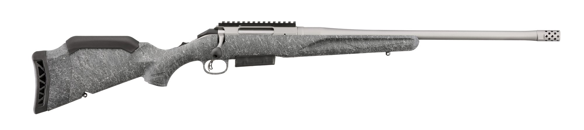 RUGER American 450 Bushmaster 20" 3rd Bolt Rifle w/ Threaded Barrel | Gun Metal Grey