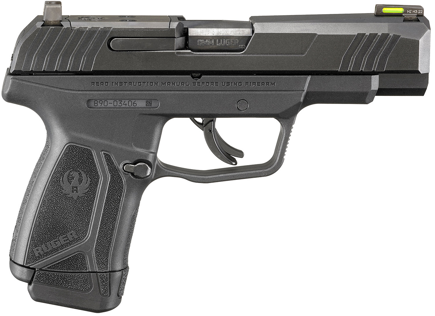 RUGER Max-9 9mm 4" 12rd - Black
