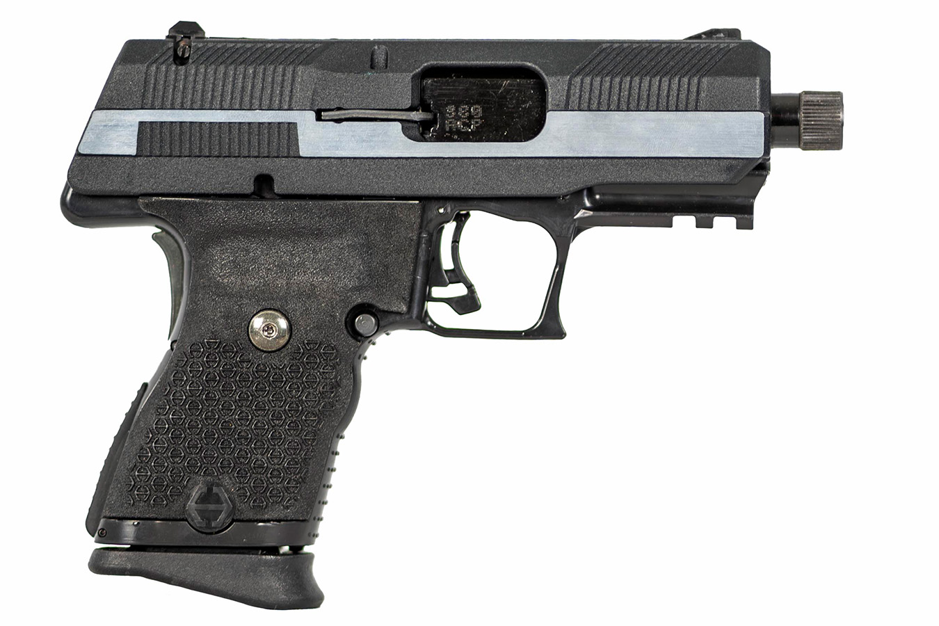 HI-POINT YC380CF "Yeet Cannon" 380 ACP 4.12" 10rd Pistol + Threaded Barrel | Black & Silver