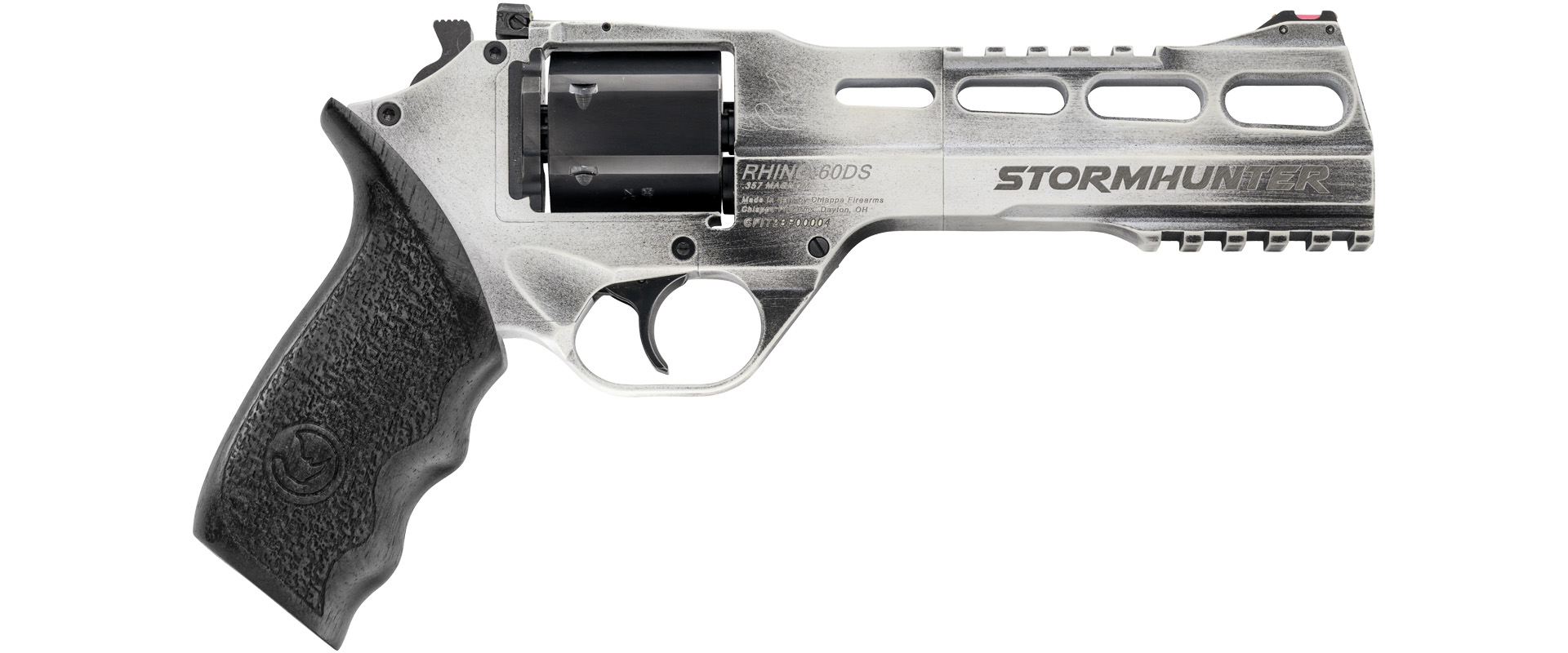 CHIAPPA FIREARMS Rhino 60DS StormHunter 357 Mag / 38 Special 6" 6rd Revolver - Stainless | Walnut