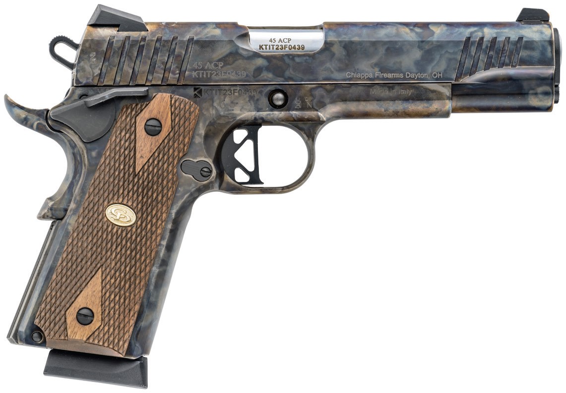 CHARLES DALY 1911 Empire 45ACP 5" 8rd Pistol w/ Night Sights | Case Hardened w/ Walnut Grips
