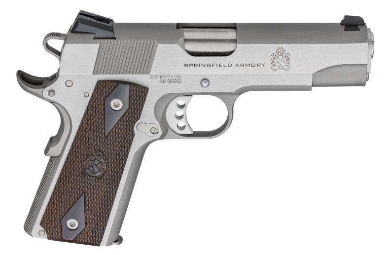 SPRINGFIELD ARMORY 1911 Garrison 9mm 4.25" 9rd Pistol | Stainless w/ Thinline Wood Grips