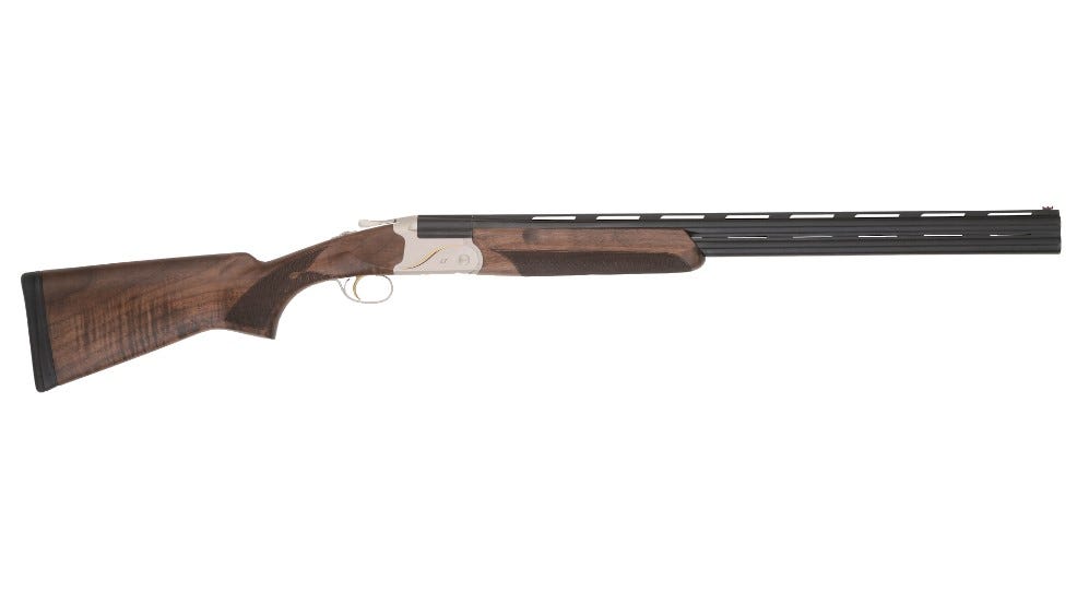 TRISTAR TRINITY II LT 12GA Over/Under Shotgun, 3″ Chamber, 28″ Barrel, VR CT-5 Silver/Walnut 713780331409