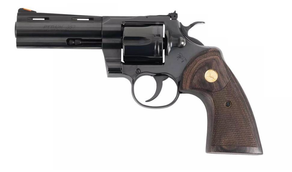 COLT PYTHON 357mag. 4inch ガスガン COLT Python 357 Mag / 38 Special 4.25ʺ 6rd Revolver - Blued | Walnut