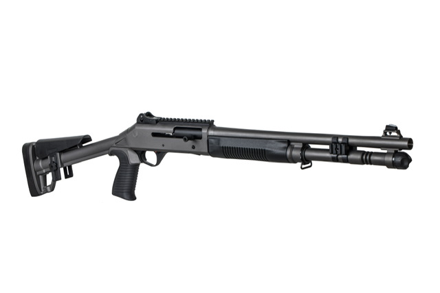 PANZER ARMS M4 Tactical ARGO 12 Gauge 3" 18.5" 5+1 Semi-Auto Shotgun | Black Skeletonized