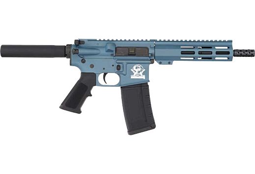 Great Lakes Firearms Glfa AR15 Pistol Blue Titanium .223 Wylde 7.5 Heavy Barrel 7 M Lok Handguard